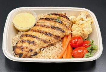 Grilled Chicken with Roasted Herbs and Roasted Vegetables