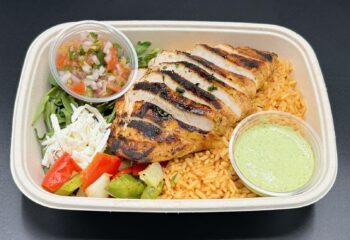 Sierra Verde Grilled Chicken Bowl with Aji Sauce & Queso Fresco