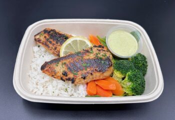 Golden Seared Hawaiian Sunfish Bowl with Citrus Herbs Golden Seared Hawaiian Sunfish Bowl with Citrus Herbs