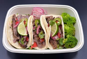 Searing Sirloin Steak Tacos