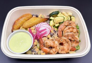 Grilled Shrimp with Corn Succotash