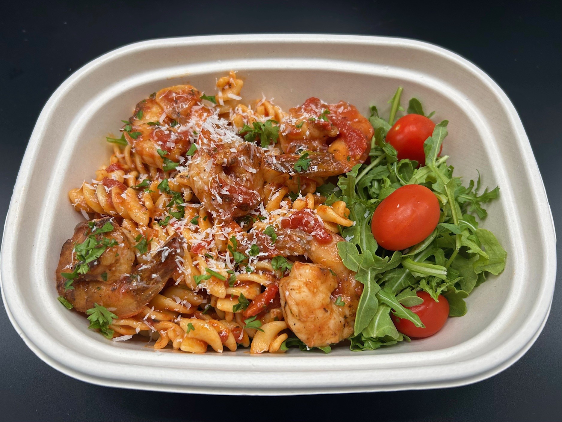 Shrimp Pomodoro Fusilli